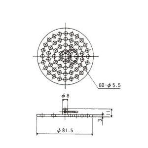 画像2: 目皿 ステンレス製 TO-156S