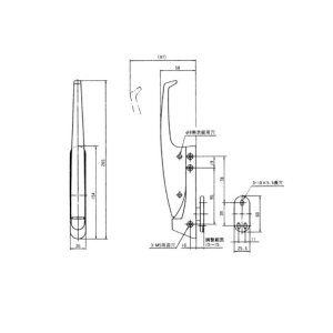 画像2: 密閉用コーナーハンドル