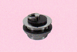 画像1: 真鍮共栓(ゴム栓付き）